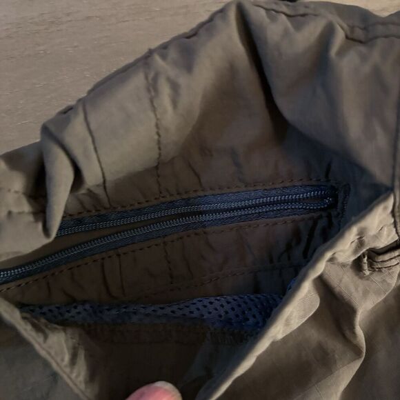 Eddie Bauer Sport Hiking Quick-Dry Gray Nylon Shorts Adjustable Waist Women’s 10 - Picture 4 of 5